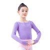 Daydance Light Purple Kint Girls Dance Sweater Ballet Warm Up