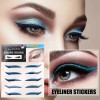 40 Pares Delineador Ojos De Colores Brillo Eyeliner Stickers