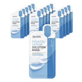 Mediheal Proatin Serum Solution Mask Pack 25ml, 1 pack, 15 pieces / 메디힐 프로아틴 세럼 솔루션 마스크팩 25ml, 1개입, 15개