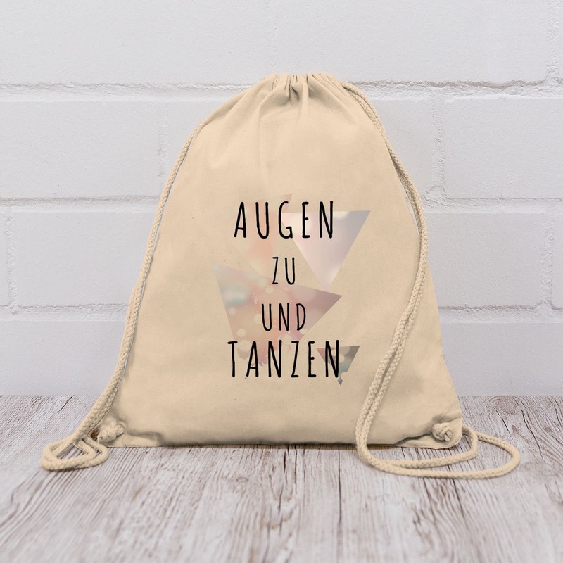 Festival Gym Bag - “Augen zu und tanzen” (Close Your