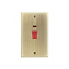 Knightsbridge CS82NAB 45A DP Switch with Neon (double size) -