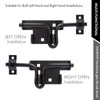 SANKINS Slide Bolt Gate Latch,Sliding Bolt Door Lock with Padlock