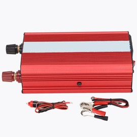 Car Inverter Undervoltage Alarm Function 12v to  Koi Pattern Aluminum Body Short Circuit Protection Power Adapter