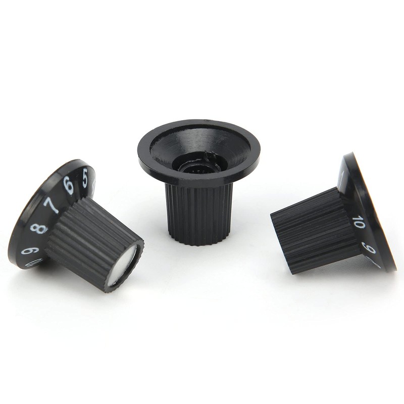 Electric Guitar Control KNOBS Plastic Witch HAT for Guitar Enthusiasts