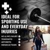 Rangos Knee Support Brace Pair, Compression Knee Sleeves for Weightlifting,