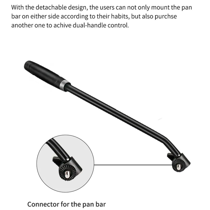 YC Onion FH60 Fluid Head for Tripod, Pineta Pro Monopod,