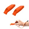 2 PCS Whistles with Reflective Lanyard Emergency Whistle, Safety Whistle