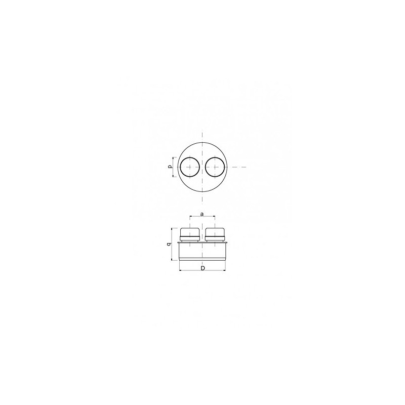 XGAGHB Air Admittance Valve 110mm Soil Pipe End Cap Anti