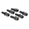 6Pcs Bike Screws Bolts Set Mountain Bicycle Handlebar Stem Ti