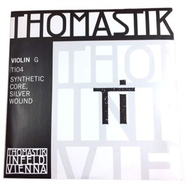 Tomastique Violin Strings TI G Line 4/4 Medium Tension Synthetic Core/Aluminum TI04