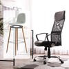 sourcing map 4" Bar Stool Swivel Replacement, 360° Rotation Lazy
