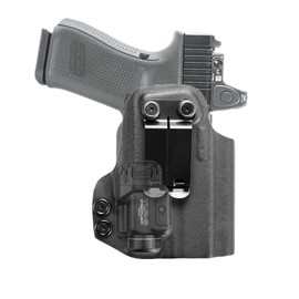 kydex IWB Holster for Glock 19 25 32 23 45 Mos Gen 3 4 5 with Streamlight Tactical Flashlight TLR-8 TLR-8G TLR-8A 500 Lumen Mounted Optics RMR Cut (Kydex)