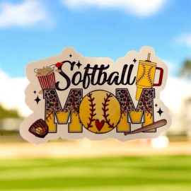 Handmade Softball Mom Sticker