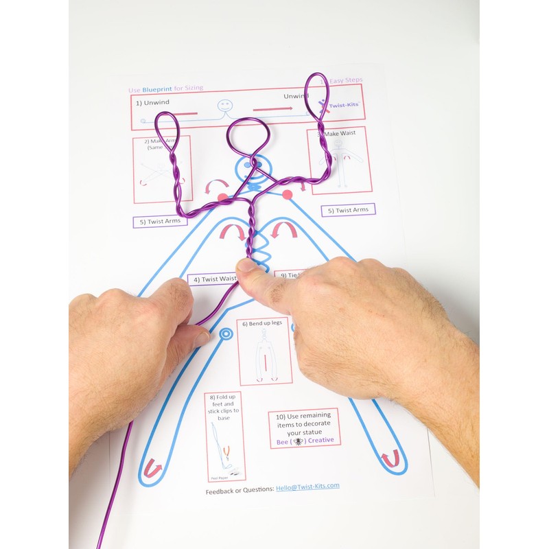 Twist-Kits Billie Bendy (Easy Bend) - DIY Creative Wire Statue