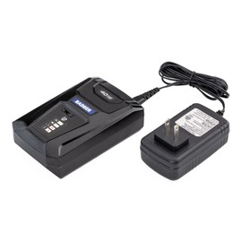 Wild Badger Power 40V Cordless Clip-on Charger, 1A Fast Charging, Compatible with 40V Tools & Batteries, Lightweight & Portable Design