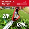 Cordless Hedge Trimmer with Battery (2Pack) and Charger, 2 in
