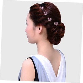 TOVINANNA 12pcs U-shaped Rhinestone Hair Sticks for Weddings Crystal Hairpins for Updo Styles Elegant Hair Accessories for Parties and Special Occasions