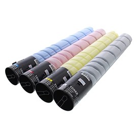 Office Joon TN324K, TN324Y, TN324C, TN324M 4-Pack Black, Cyan, Magenta, Yellow Toner Cartridge Compatible with Konica Minolta Bizhub C258/C308/C368 Series