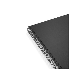 TRU RED Large Soft Cover Meeting Notebook, Black, 3/Pack (TR54985VS)