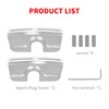 HCmotorku Motorcycle Spark Plug Head Bolt Covers Fit for Harley