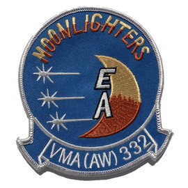 Squadron Nostalgia LLC VMA(AW)-332 Moonlighters Patch – Sew On