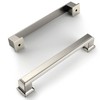 Amerdeco 10 Pack Brushed Satin Nickel Cabinet Pulls 6.3 Inch(160mm)