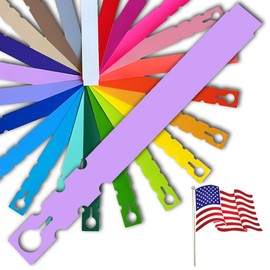 TAGKRAFTERS 9" x 1" Lilac - Plastic Plant Tags and Labels - 150 Pcs - Wrap Around Thermal Plastic - Nursery Garden Tree Labels | Made in The USA |