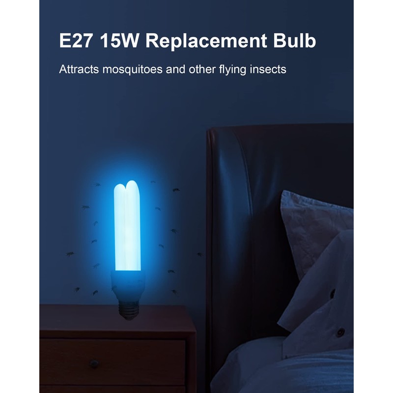 Shootingstar BL-2U E27 15W Bug Zapper Replacement Light Bulb Compatible