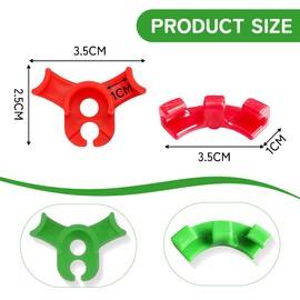 EIYVPRA Pack of 40 Plant Benders Lst Clips Plant Clips 90 Degree Low Stress Training Clips Plant Trainer for Low Load Plant Clips for Bending Plant Stems Changing the Growth Direction