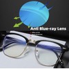 1QualitySpectacles Blue Light Blocking Glasses-2 Pack Classic Semi Rimless Clear