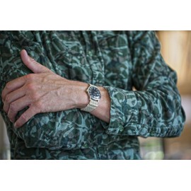 Da Luca Braided Nylon Perlon Watch Strap - Sand (PVD Buckle) : 20mm