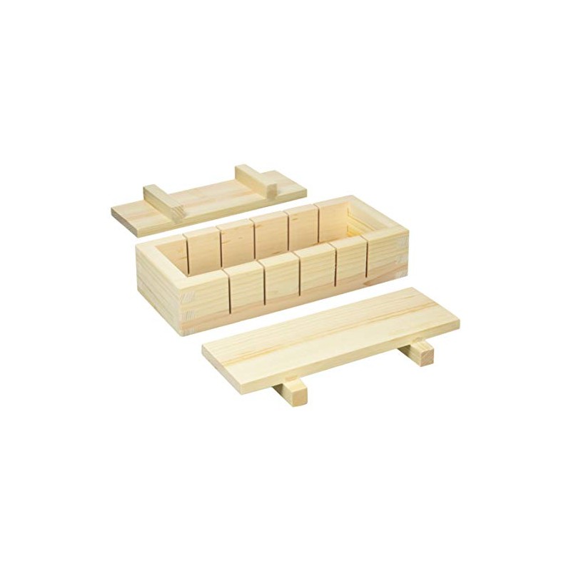 Yamako 81786 Sushi Press, 6 Pieces, 9.5 x 2.4 x
