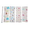 4Pcs Thick Baby Reusable Diaper Cartoon Animal Infant Plush Washcloth
