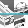 SUPVOX Aluminum Hard Case Briefcase: 14.5 Inch Lockable Carrying Case