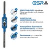 GSR Steel Tap Wrench with Centring Eye, Silver (Size 1.1/2