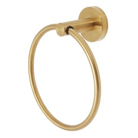 Brushed Brass Towel Ring