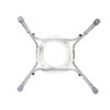 PCP Raised Toilet Seat and Safety Frame, Pre-Assembled Tool Free,