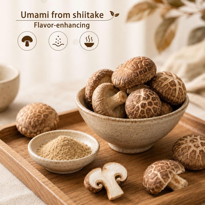 Mkostlich Shiitake Mushroom Powder for Cooking, 3.52oz Umami Powder, Mushroom