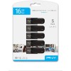 Pny 16Gb Attache 4 Usb 2.0 Flash Drive 5-Pack Personal