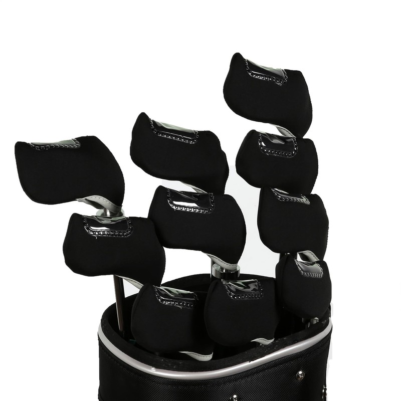 10 Piece Neoprene Stretch Iron Covers Golf Head Covers Iron