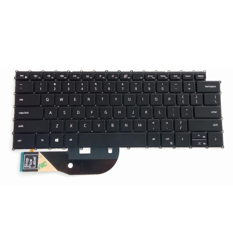 Laptop Replacement US Layout with Backlit Keyboard for Dell XPS