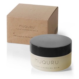MUQURU Clear Cleansing Balm, 2.8 oz (80 g), Yeast, Amino Acid, Makeup Remover, Luir