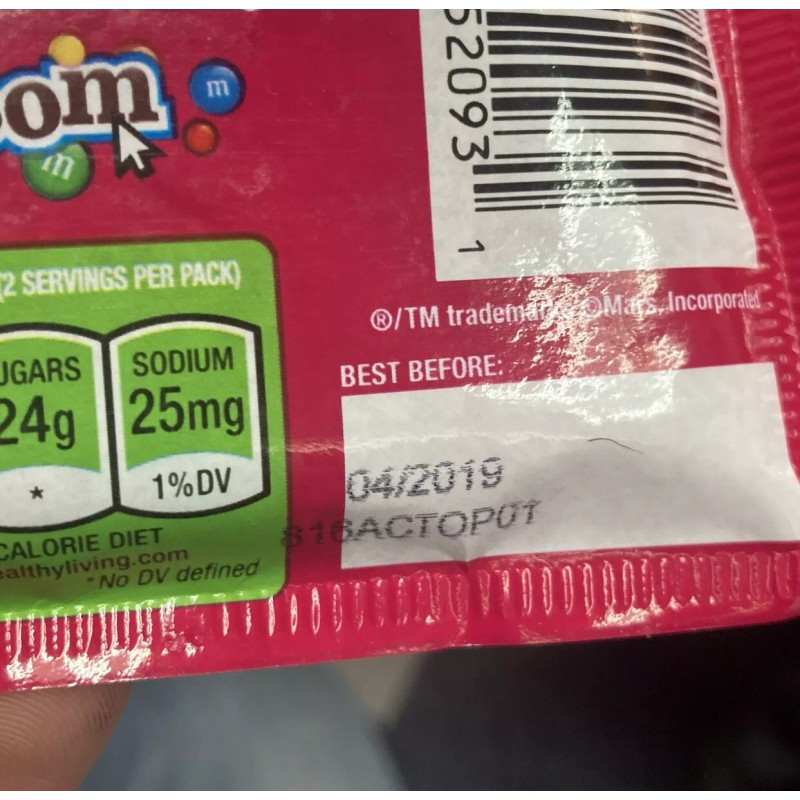 M & M Rare Strawberry Nut M&Ms 2019 Limited Edition