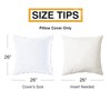 Top Finel 26x26 Euro Pillow Shams Set of 2 Decorative