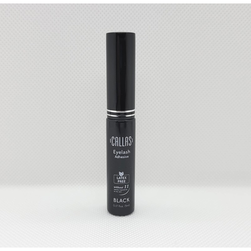 CALLAS EYELASH ADHESIVE, BLACK(LATEX FREE), 0.17 OZ/5ML