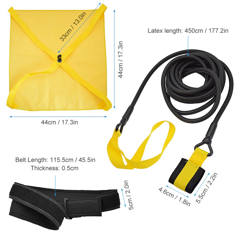 Adults/Kids Swim Training Resistance Belt Swimming Strength Training Exercise Belt