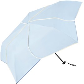 BICOZ B-094917 Folding Umbrella, 19.7 inches (50 cm), For Both Sunny and Rainy Weather, Full Shade, Lightweight, PU Super Light/Bi-Color Piping, Sun Umbrella, Rain Umbrella, Heat Insulation, Saxophone