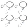 Set of 4 Fall Prevention Wire, Sling with Hooks, Adjustable