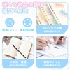 Loose-Leaf Ring, Binder Rings, Transparent White, Set of 12, 4