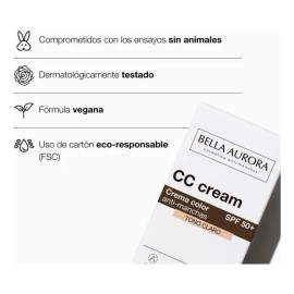 Lullage Crema Color Tono Medio Anti-manchas Spf 50+ 30 Ml Normal A Seca Día